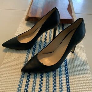 Classic Leather Black Banana Republic Heels 8